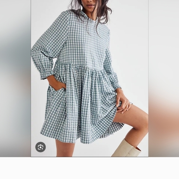 Free PeopleGingham Living For This Tunic - Picture 1 of 12